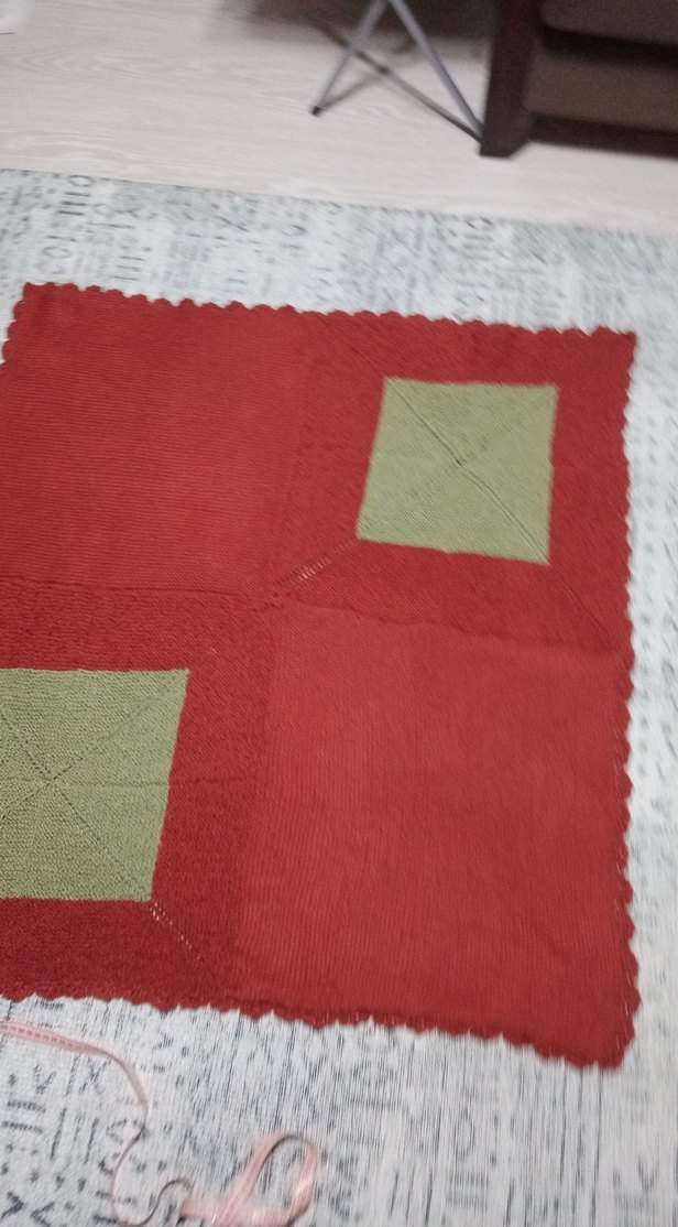 koltuk şalı veya bebek battaniesi - Görsel 2