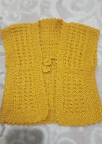 0 bir yaş örgü yelek - Görsel 3