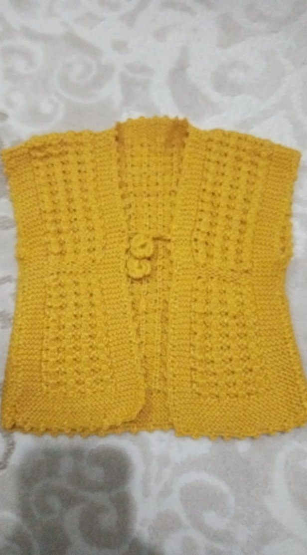 0 bir yaş örgü yelek - Görsel 3