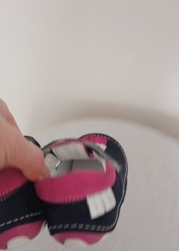 Pembe Fırfırlı Kız Bebek İlk Adım Ayakkabısı - Görsel 11