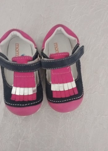 Pembe Fırfırlı Kız Bebek İlk Adım Ayakkabısı - Görsel 3