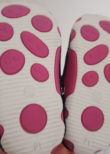 Pembe Fırfırlı Kız Bebek İlk Adım Ayakkabısı - Görsel 4