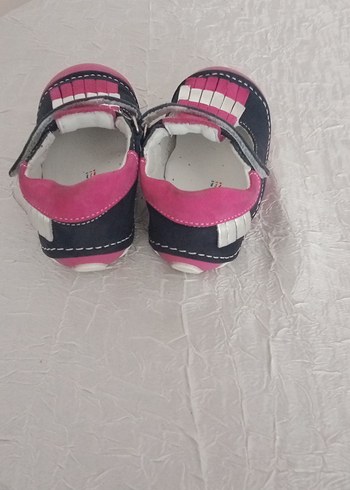 Pembe Fırfırlı Kız Bebek İlk Adım Ayakkabısı - Görsel 12