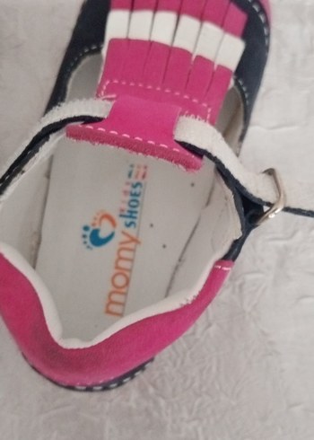 Pembe Fırfırlı Kız Bebek İlk Adım Ayakkabısı - Görsel 2