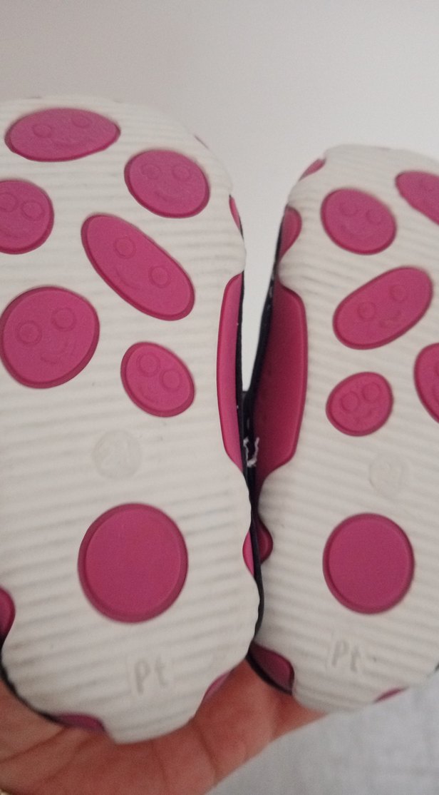 Pembe Fırfırlı Kız Bebek İlk Adım Ayakkabısı - Görsel 4