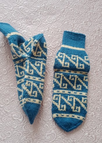 Mavi Desenli bayan - Görsel 2