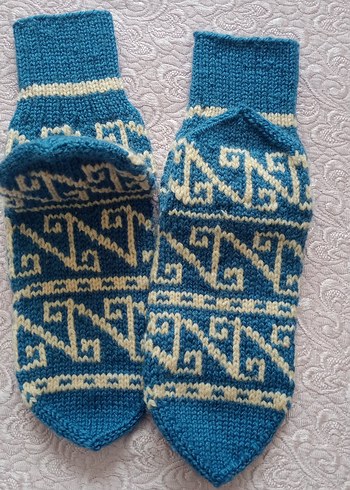 Mavi Desenli bayan - Görsel 4