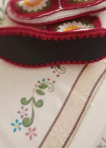 Renkli  Örgü Kadın patik - Görsel 7