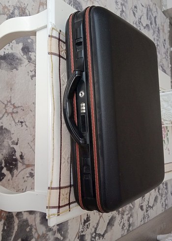 Fermuarlı Siyah Erkek Evrak Çantası
