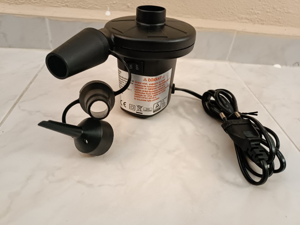 Elektrikli Şişme Yatak,Havuz vs Şişirme Pompası - Görsel 2