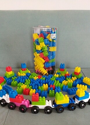 120 parça lego 5 adet lego araba 
