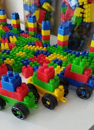 Diğer 240 parça lego 9 adet lego araba