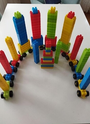  Beden Renk 120 parça lego 5 adet lego araba 