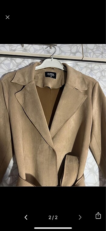 LC Waikiki Camel süet trençkot