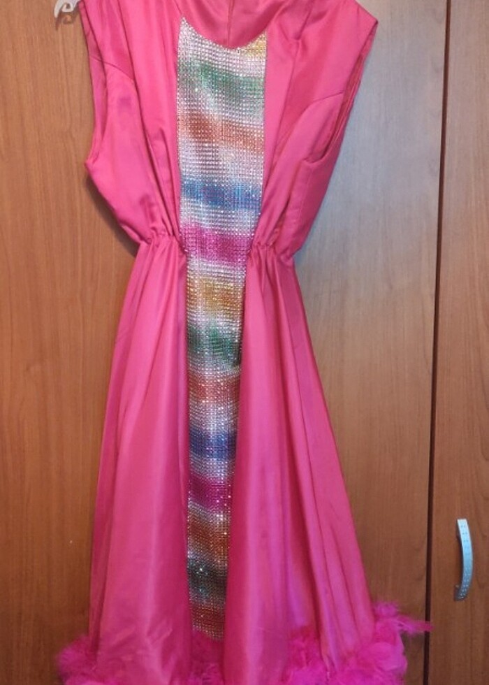 Balo elbise pembe - Görsel 2