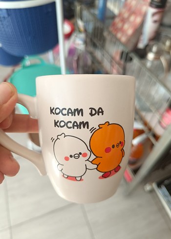 Madame Coco Beyaz Karikatür Desenli Seramik Kupa