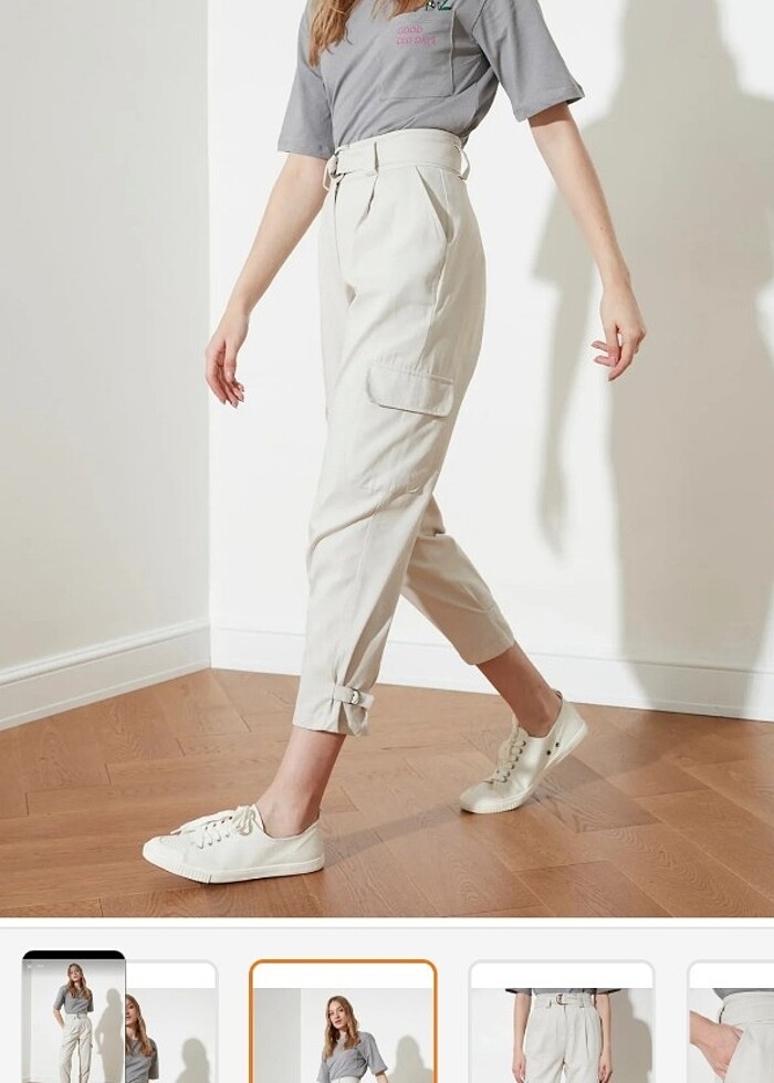 Kargo dokuma pantolon - Görsel 2