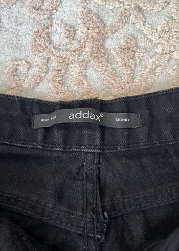 Addax Kadın Siyah Bol Kesim Midi Kot Pantolon