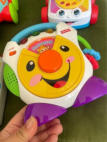  Beden Fisher price 8 adet oyuncak