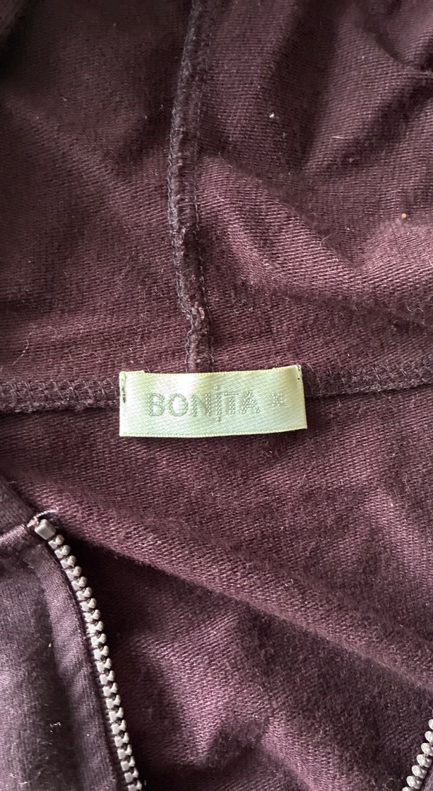 Mor Kapüşonlu Fermuarlı Kadın giyimi - Görsel 2