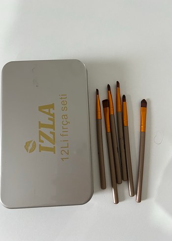 Sıfır ürün Makyaj fırça seti kutulu