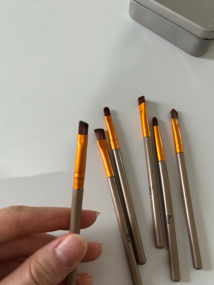 Sıfır ürün Makyaj fırça seti kutulu - Görsel 3