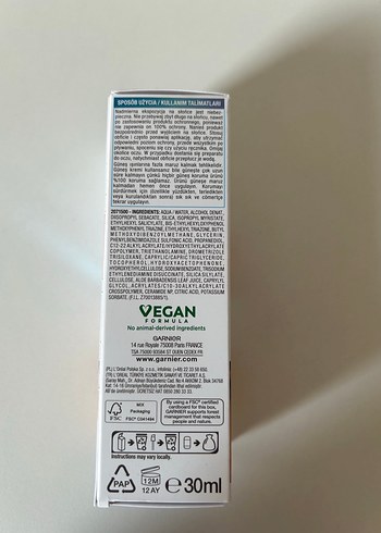 Sıfır ürün* Garnier Ambre Solaire SPF 50 Serum Güneş Koruyucu - Görsel 2