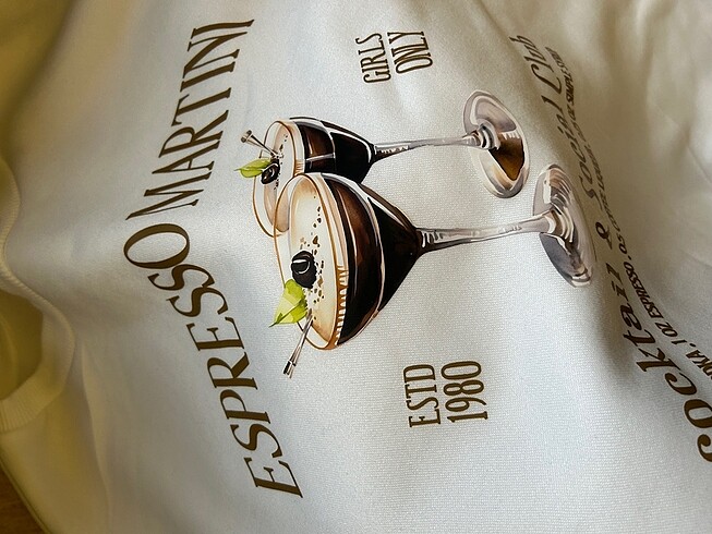 m Beden 1 defa giyildi*Baskılı Sweatshirt