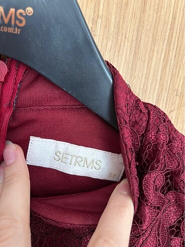 1 defa giyildi *Setrms marka abiye elbise - Görsel 4