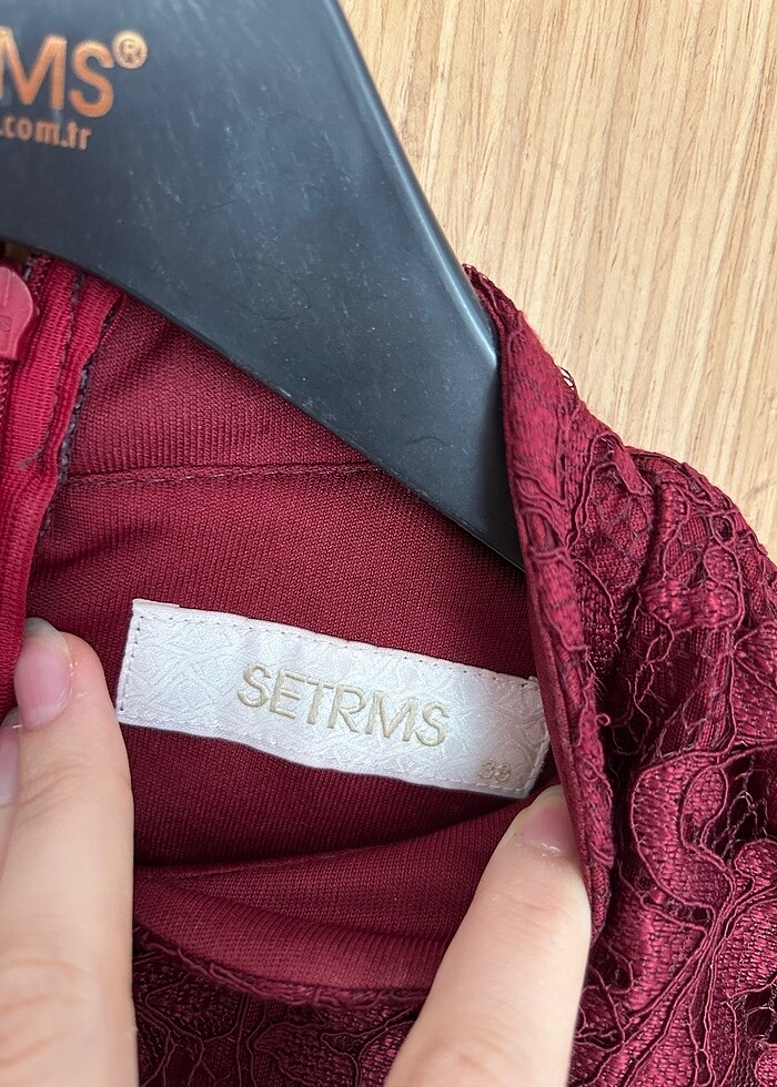 1 defa giyildi *Setrms marka abiye elbise - Görsel 4