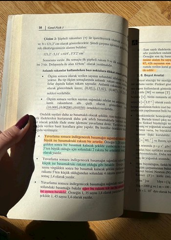 Genel Fizik 1 kitabı üniversite - Görsel 3