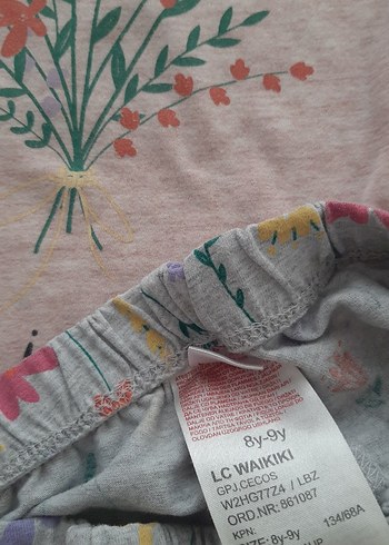 #lcw kız çocuk  Uzun Kollu Pijama Takımı. - Görsel 3