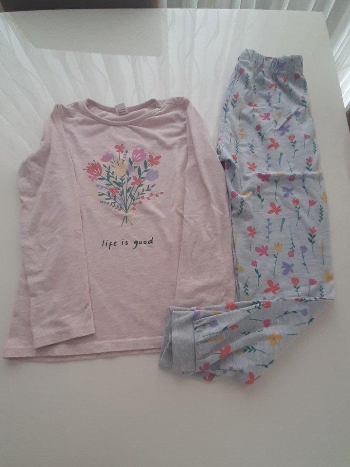 #lcw kız çocuk  Uzun Kollu Pijama Takımı. - Görsel 2