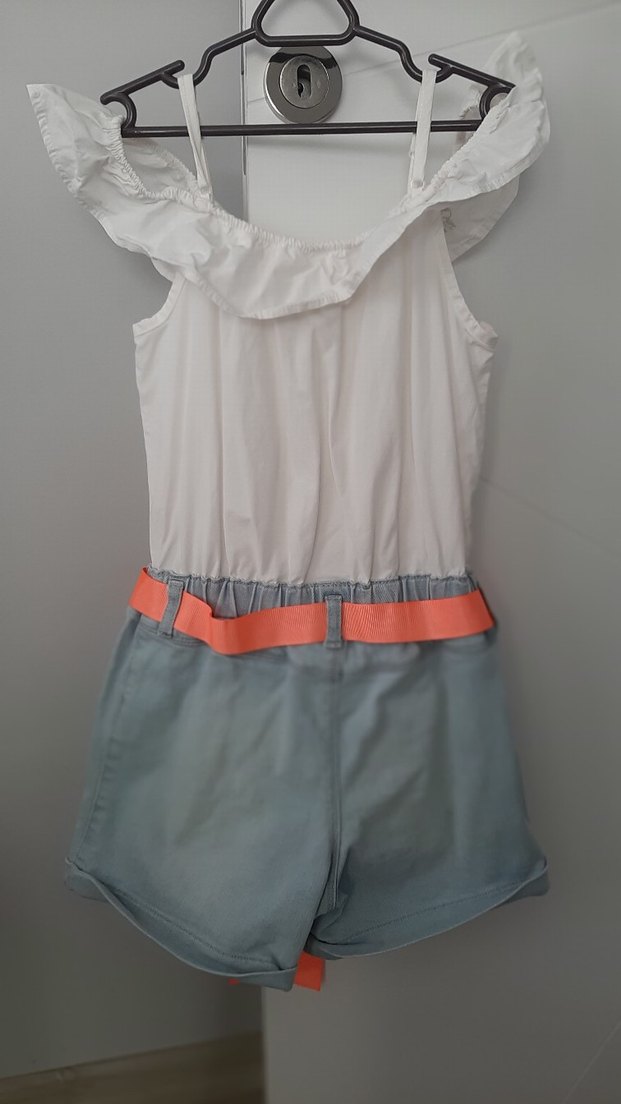 #lcw nakışlı kız çocuk tulum. - Görsel 2