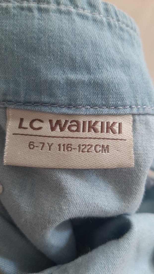 #lcw Nakışlı fırfırlı Kız Elbise. - Görsel 4