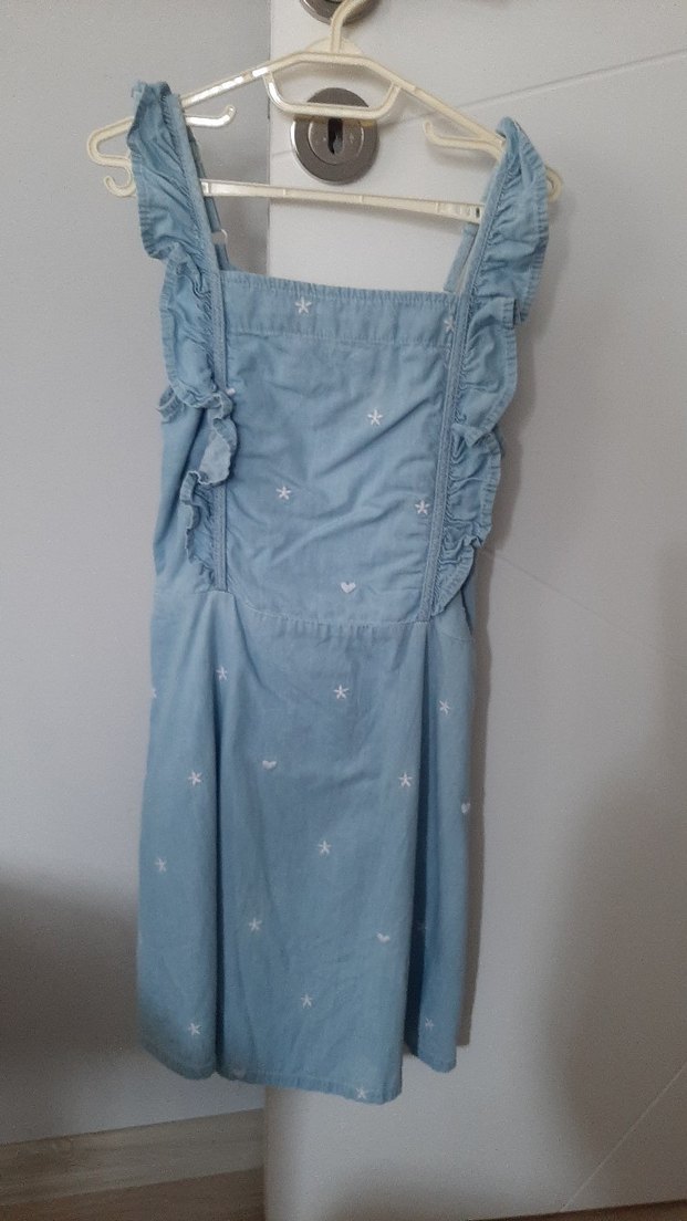 #lcw Nakışlı fırfırlı Kız Elbise. - Görsel 3