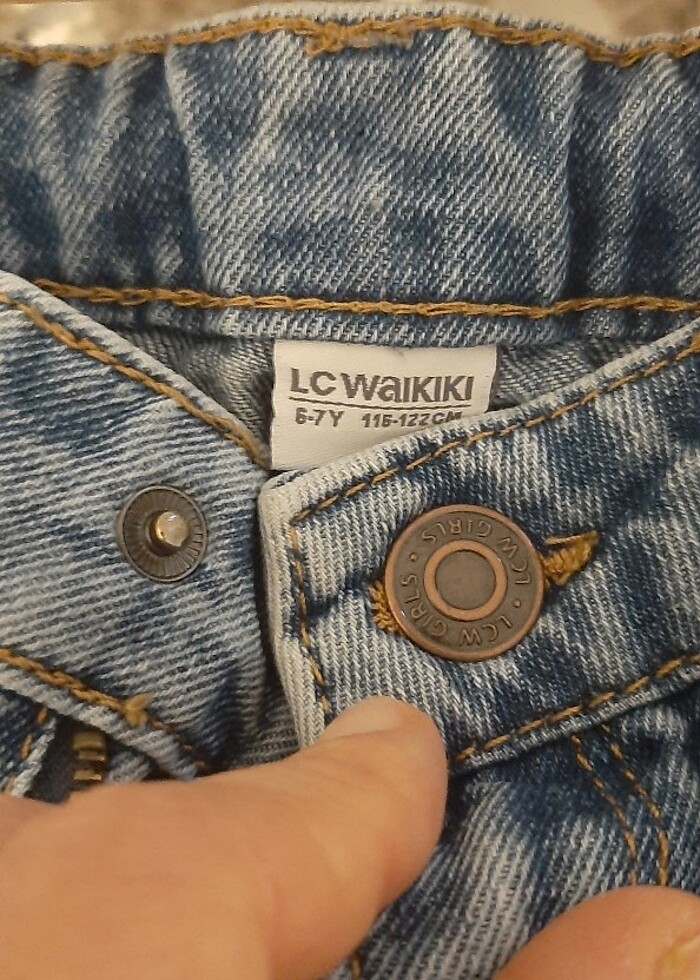 #lcw kız çocuk kot pantolon. - Görsel 4