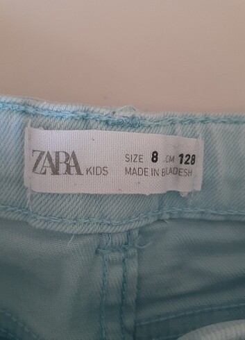 8 Yaş Beden #zara kot şort. 