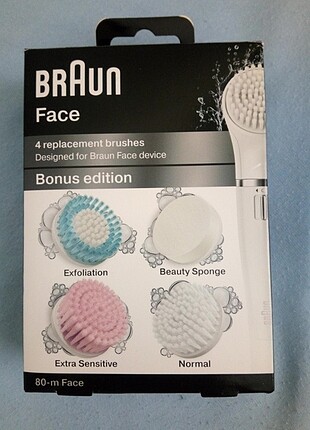  Beden Renk Braun yüz temizleme cihazı ve yedek başlıklar