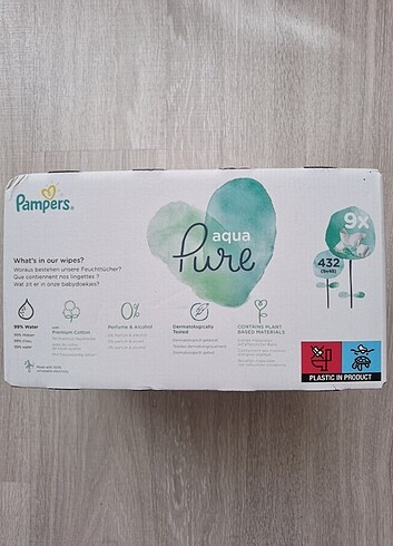 Prima aqua pure ıslak mendil 