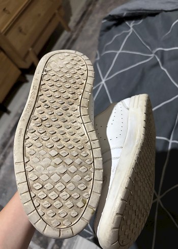 Beyaz kadın nike Spor Ayakkabı Velcro - Görsel 4