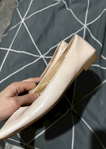 Bej Stiletto Topuklu Kadın Babet - Görsel 3