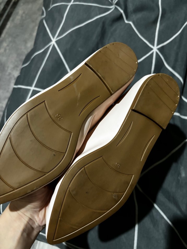 Bej Stiletto Topuklu Kadın Babet - Görsel 4