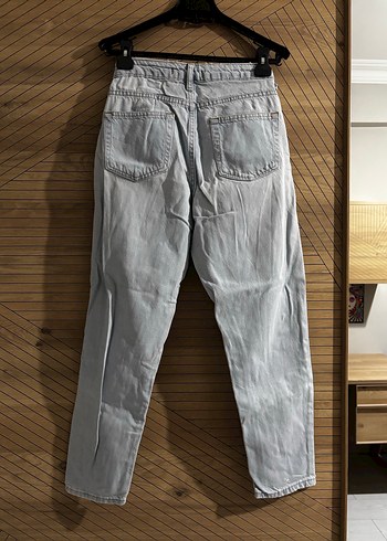 Beyazımsı Kadın Denim Jean Pantolon - Görsel 3