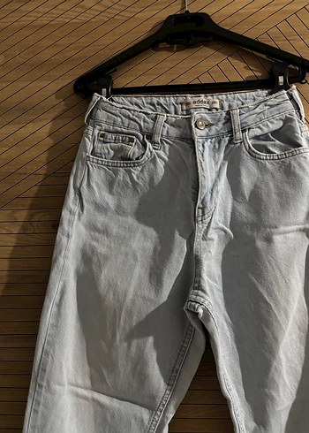 Beyazımsı Kadın Denim Jean Pantolon - Görsel 2