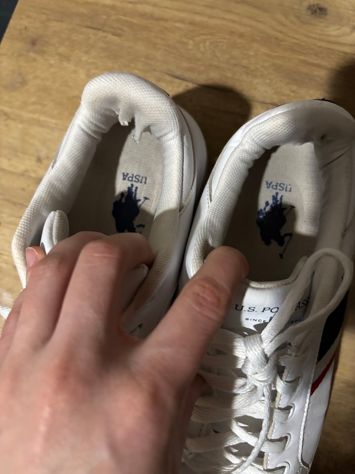 Beyaz U.S. Polo Assn. Kadın Spor Ayakkabı - Görsel 4