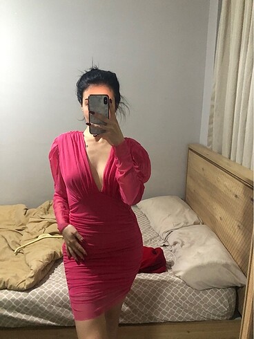 Pembe mini abiye