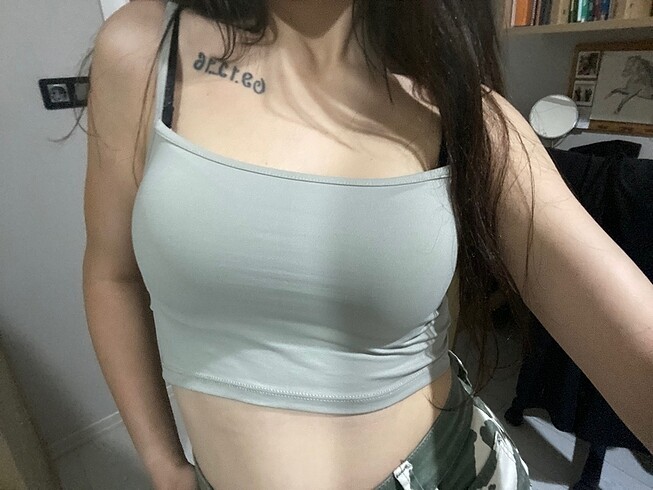 s Beden Gri crop atlet