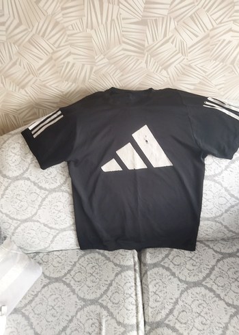 Erkek Siyah adidas Baskılı Kısa Kollu Tişört - Görsel 3