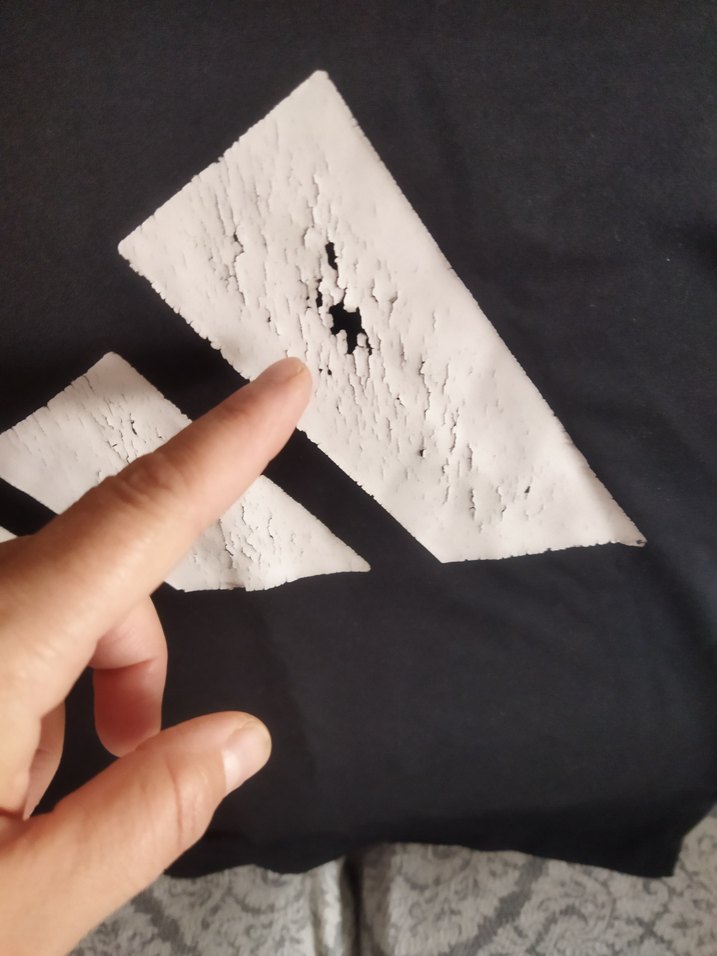 Erkek Siyah adidas Baskılı Kısa Kollu Tişört - Görsel 4